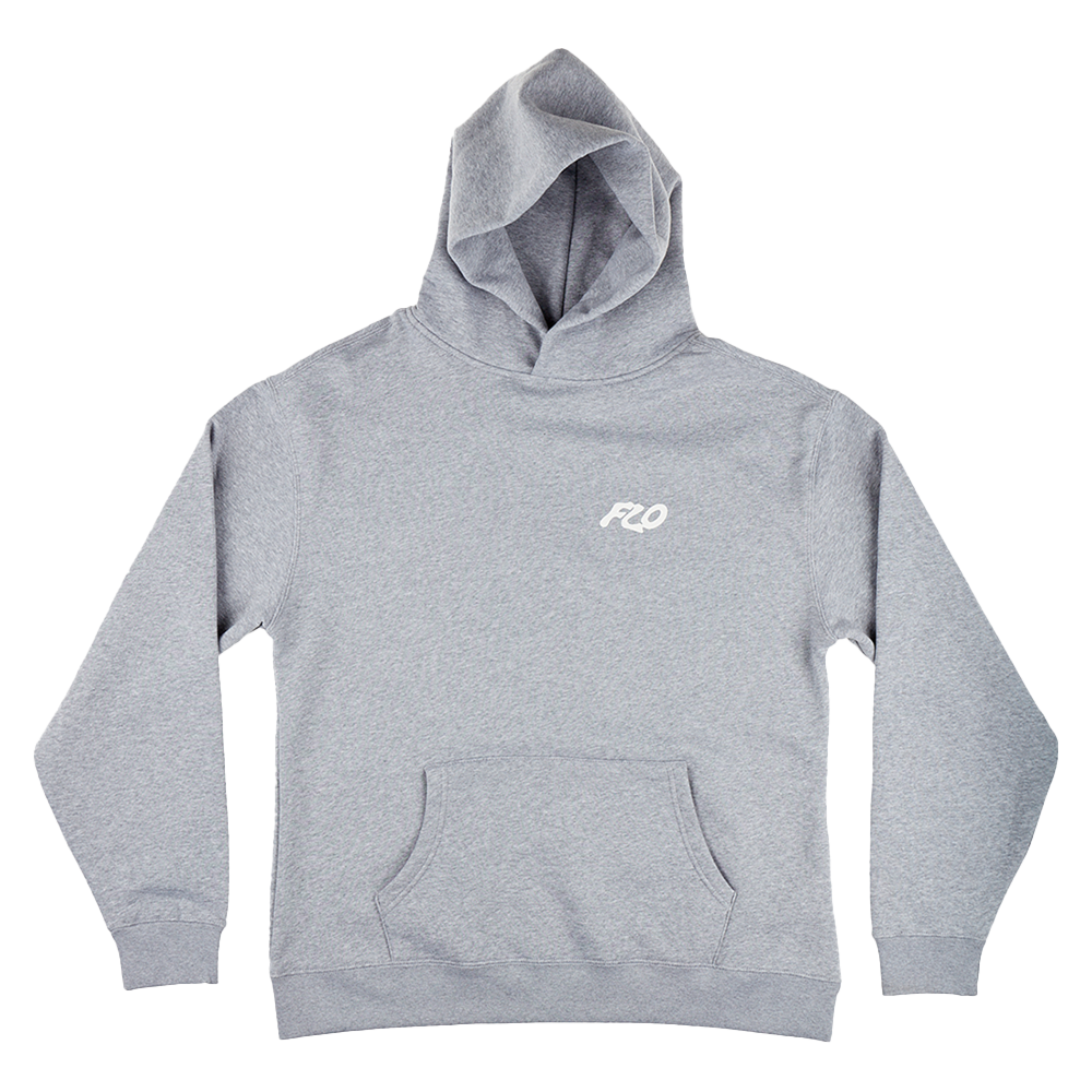 FLO, North America Tour Hoodie: Heather Grey Front