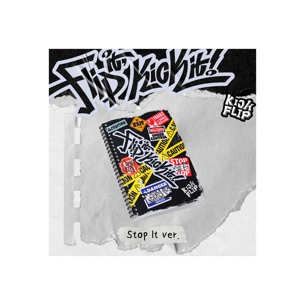 KickFlip, Flip it, Kick it! (Stop It Ver.) CD - Signed Poster