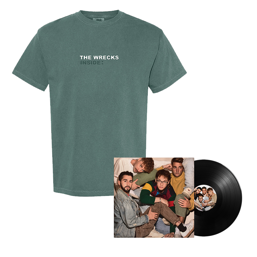 The Wrecks, INSIDE: LP + INSIDE : Green T-Shirt Fan Pack