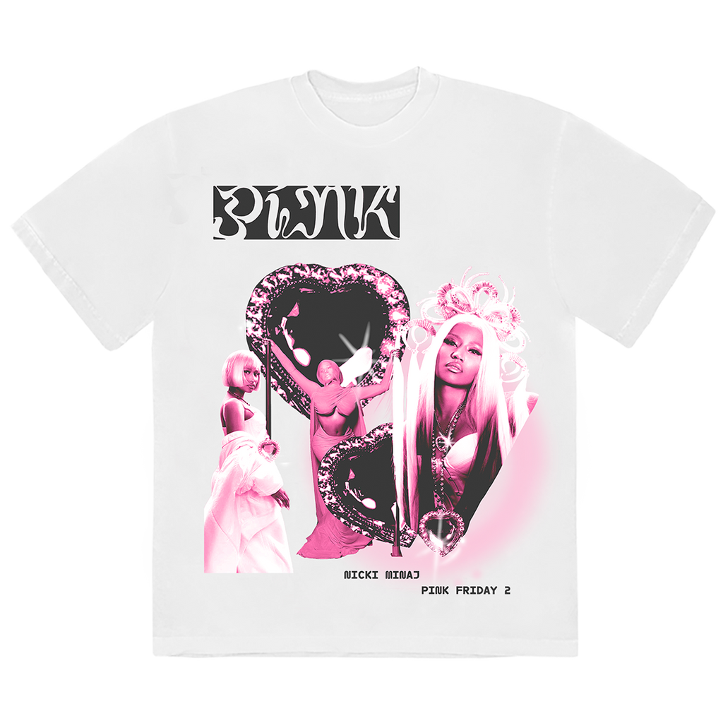 Nicki Minaj, Pink Friday 2 Heart Collage T-Shirt