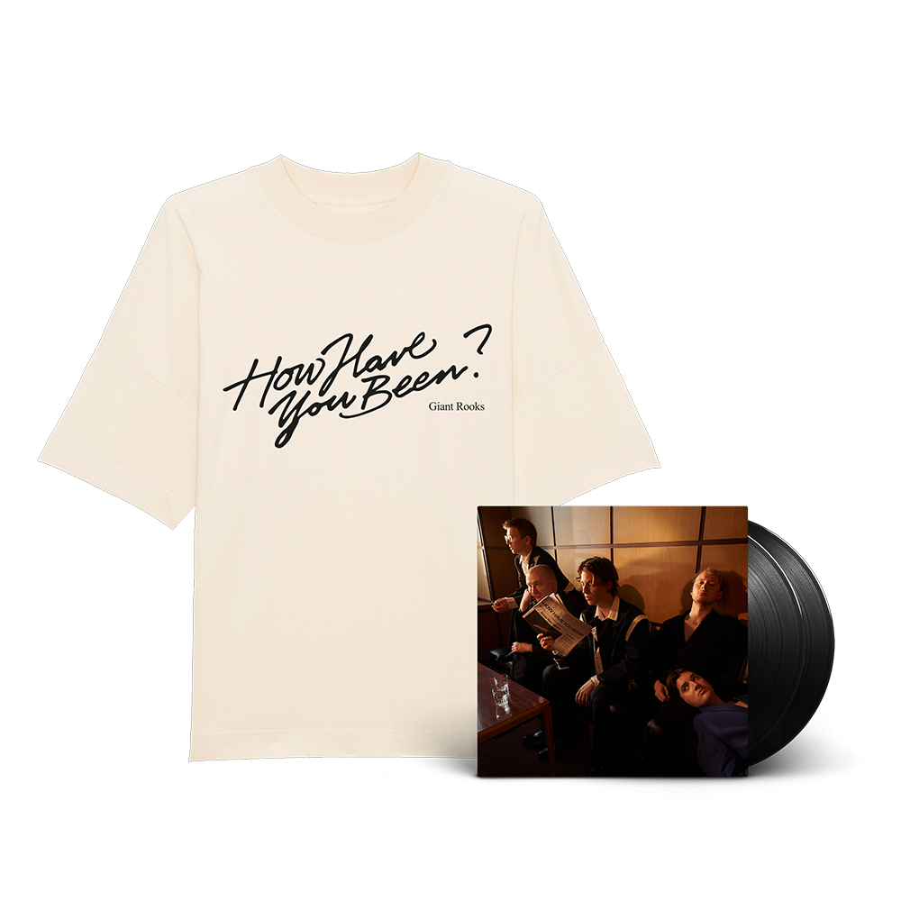 Giant Rooks, How Have You Been T-Shirt + LP Fan Pack