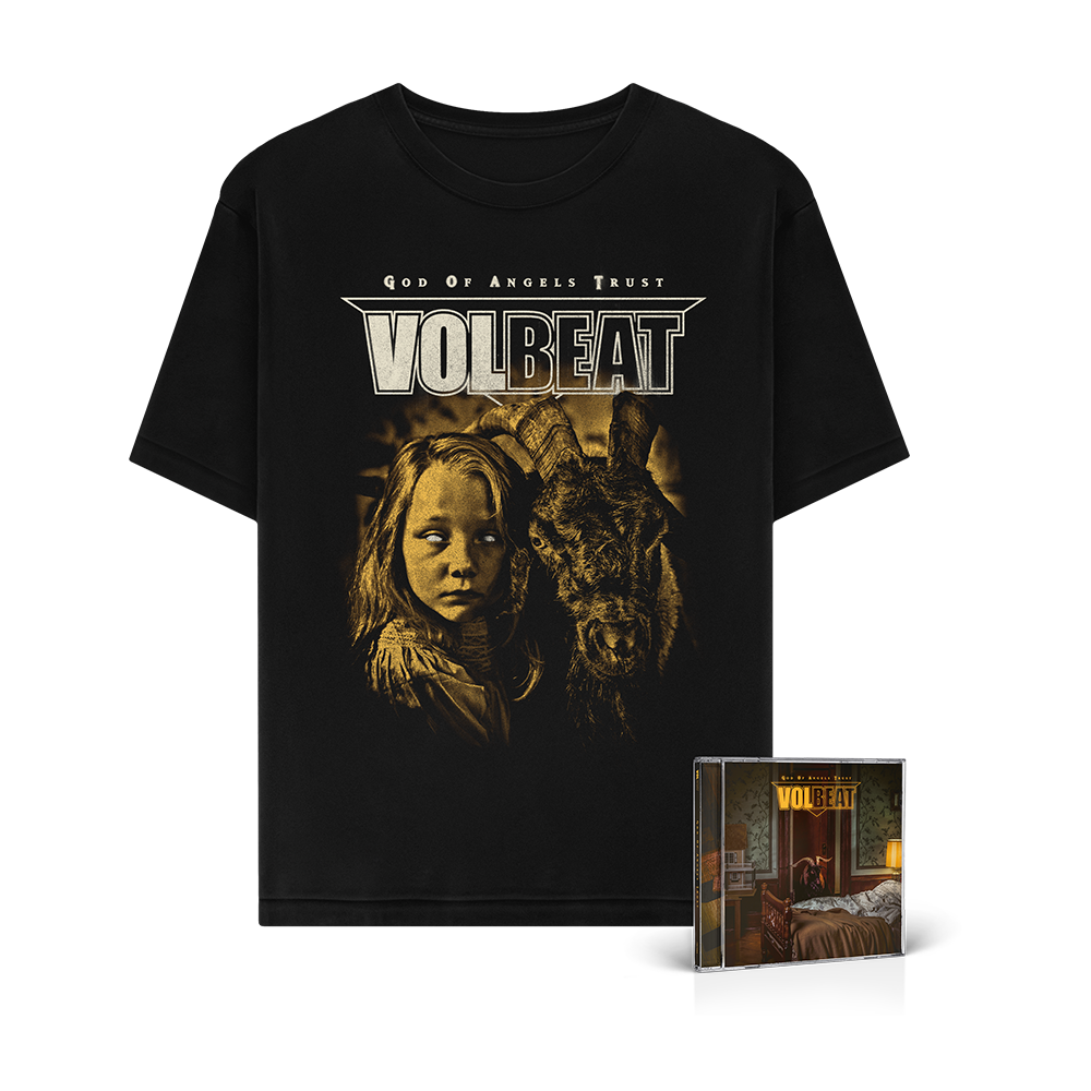 Volbeat, God Of Angels Trust CD + T-Shirt