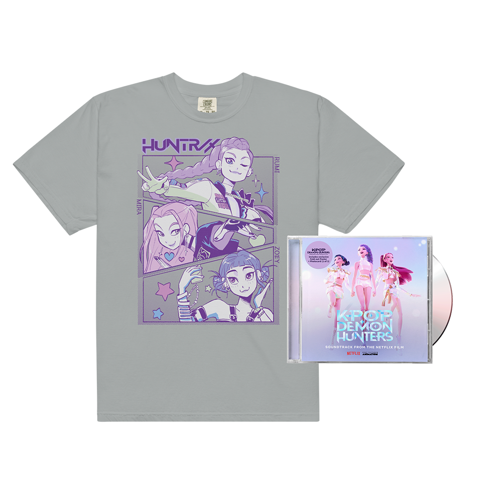 KPop Demon Hunters (Soundtrack from the Netflix Film) CD + HUNTR/X T-Shirt