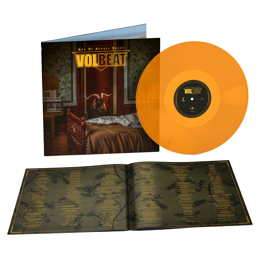 Volbeat, God Of Angels Trust Transparent Orange LP