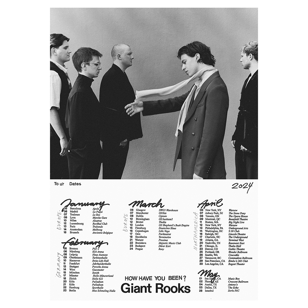 Giant Rooks, Tour 2024 Poster
