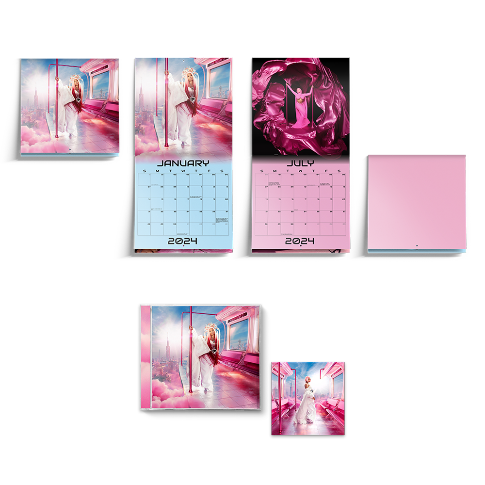 Nicki Minaj, 2024 Calendar + Pink Friday 2 CD Fan Pack Republic Records Official Store