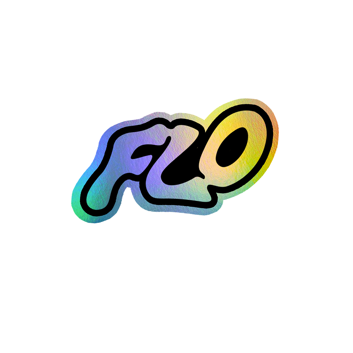 FLO, logo sticker