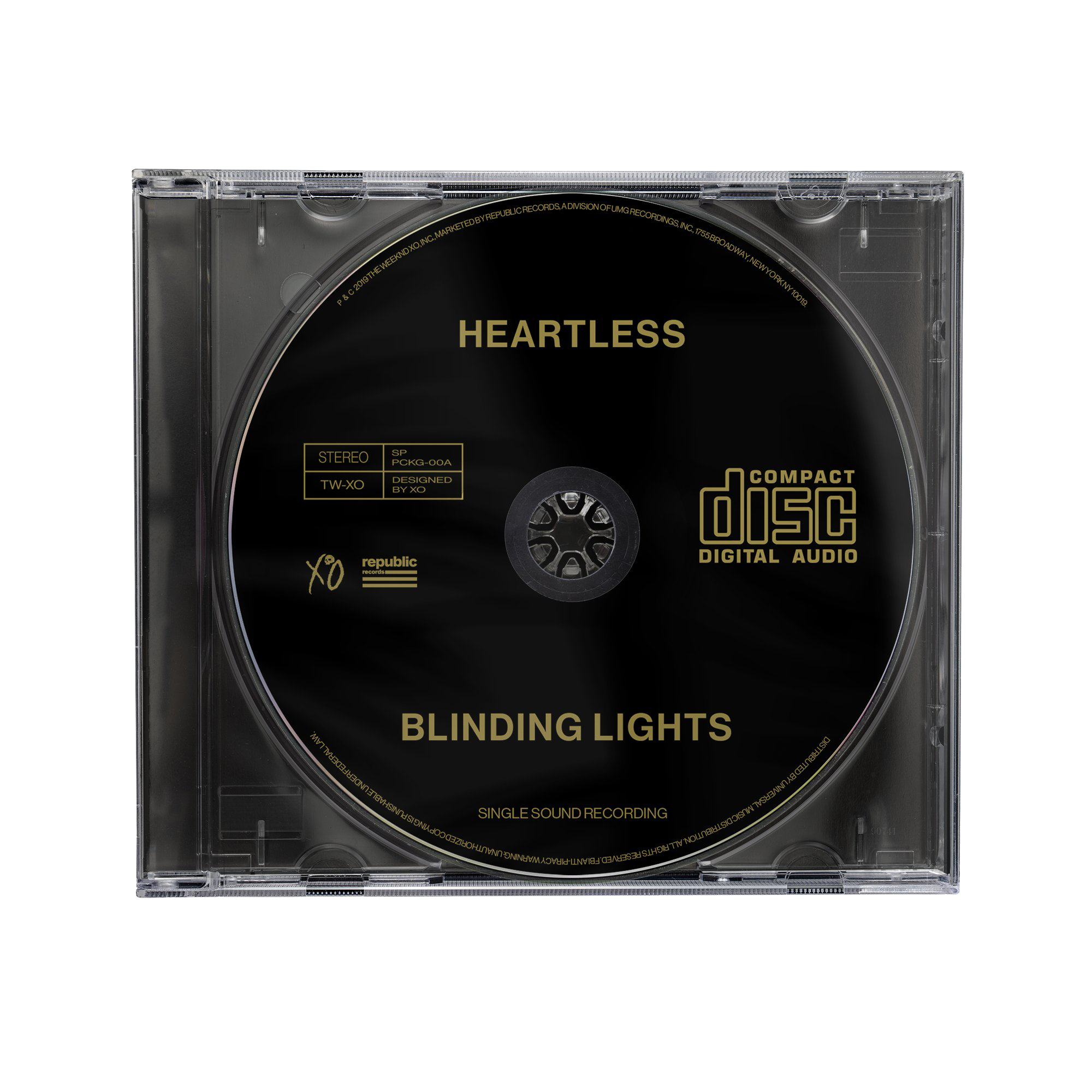 Blinding Lights/Heartless Collector's CD 012 disc